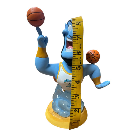 Rare Collectible Disneyland Resort Genie Aladdin Bobblehead Spinning Basketball - Picture 5 of 9